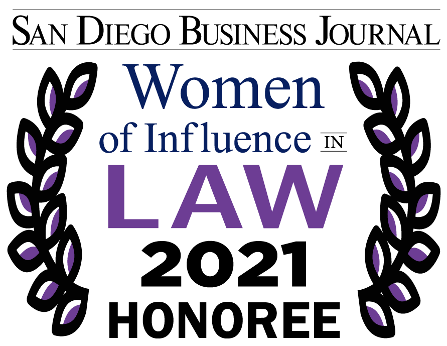 San Diego Business Journal Women Of Influence In law 2021 Honoree