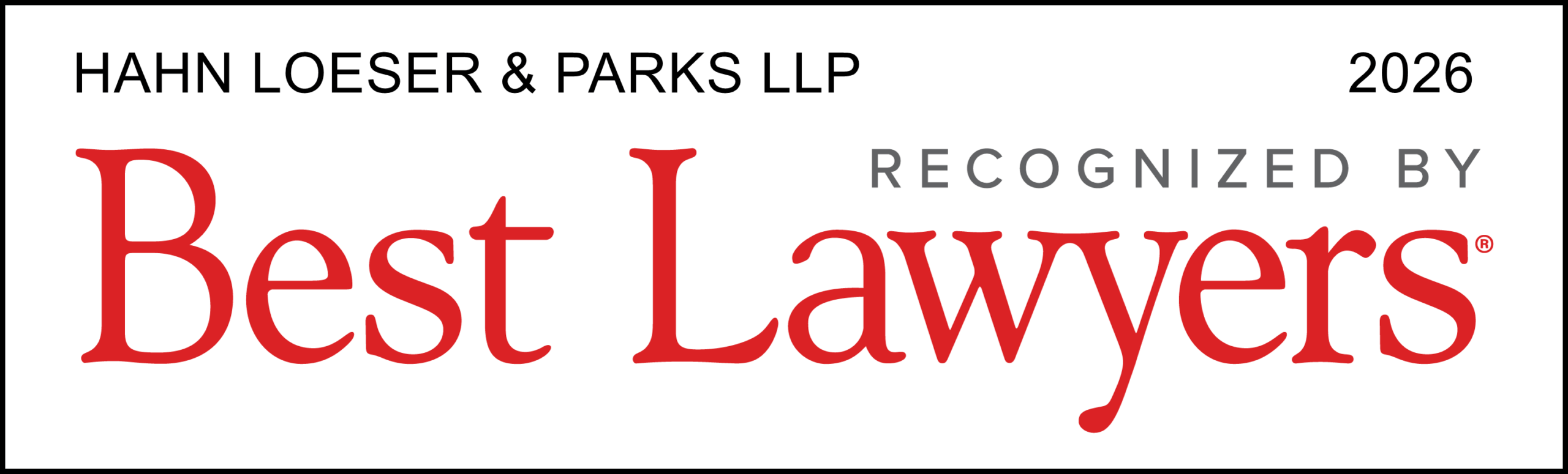 Best Lawyers Recognizes Firm Milestone 88 Hahn Loeser Attorneys Across 53 Practice Areas